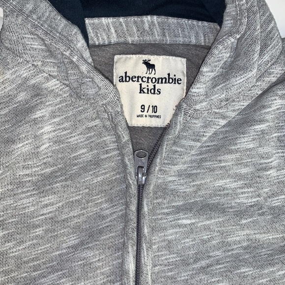 Abercrombie Kids Logo Sweater Jacket - Picture 8 of 9